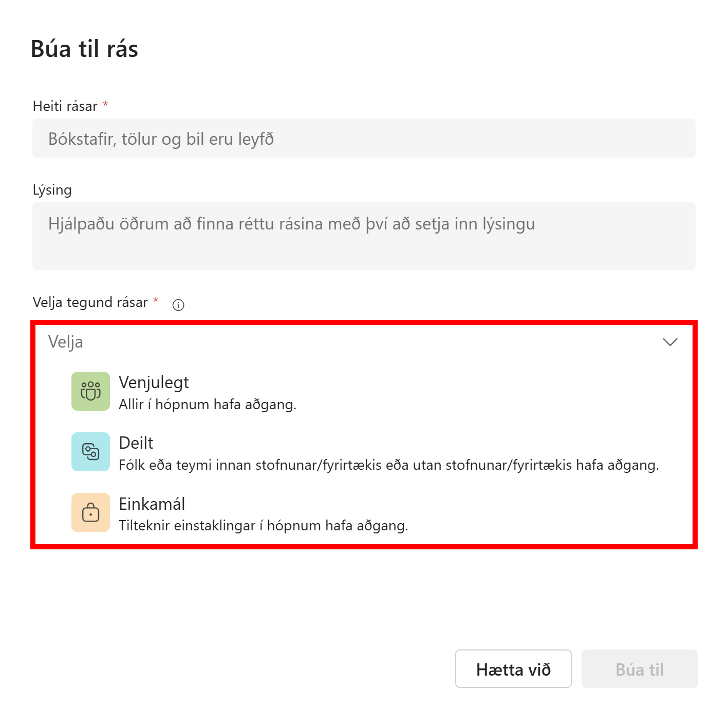 Teams búa til rás 2.5.png
