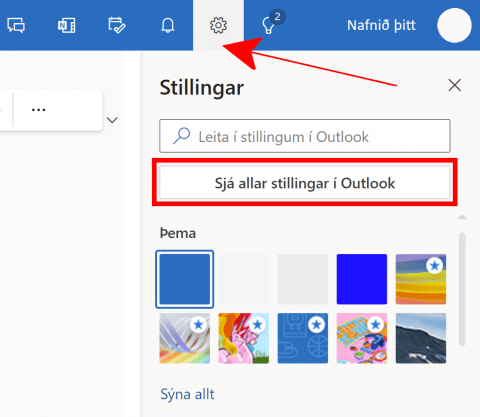 Outlook áframsending 1