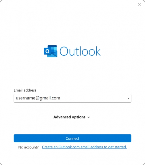 Outlook add account 2