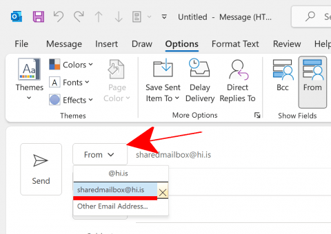 Outlook shared setup 6