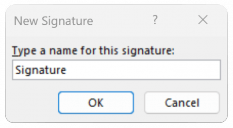 Outlook signature 3