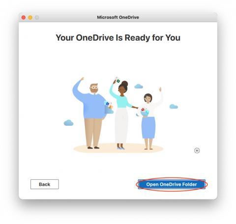 Opna OneDrive möppuna