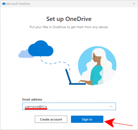 Onedrive setup