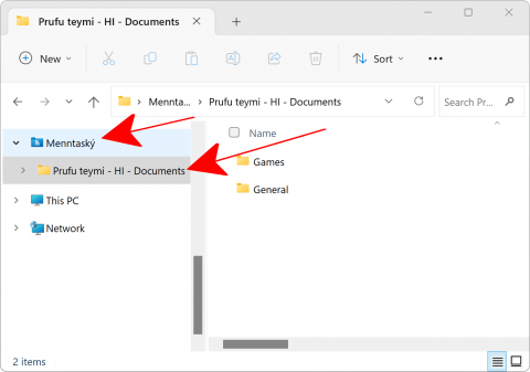 Onedrive team files