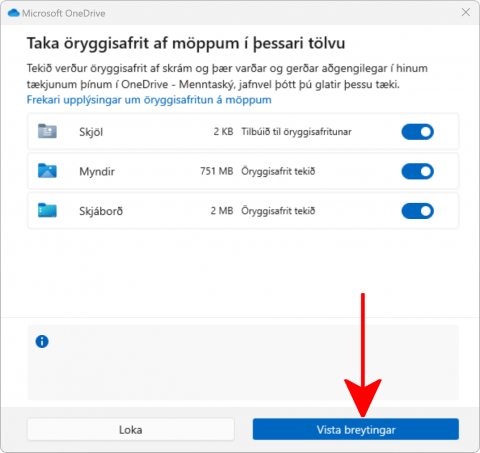 Onedrive afrit